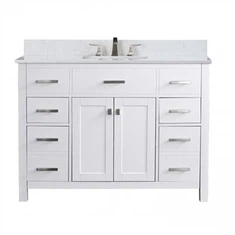 Meuble-lavabo blanc Charleston